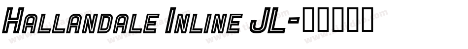 Hallandale Inline JL字体转换